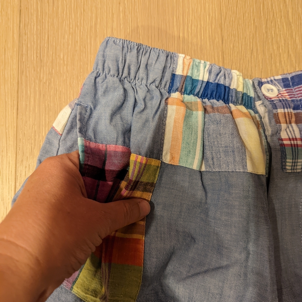 Patchwork Plaid Pants - image 4